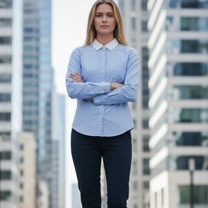 COACH New York~ Womans Classic Button Down Shirt